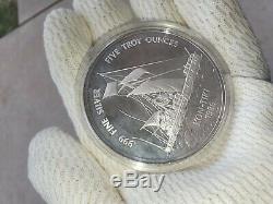 UNC Worlds 1st FIRST 5 Oz Silver Legal Tender Coin Western Samoa UNC 1986.999