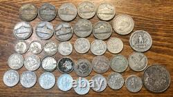 US & World Silver Coin Collection 4.4 Oz. Lot 35%-90% Obsolete Silver