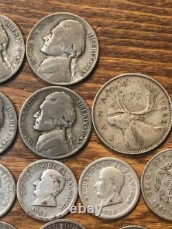 US & World Silver Coin Collection 4.4 Oz. Lot 35%-90% Obsolete Silver