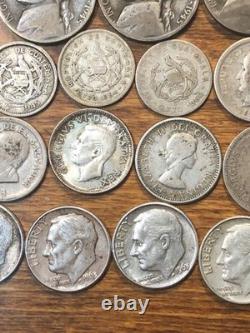 US & World Silver Coin Collection 4.4 Oz. Lot 35%-90% Obsolete Silver