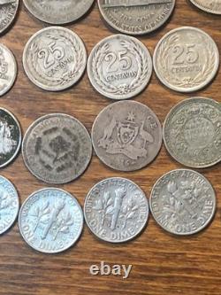 US & World Silver Coin Collection 4.4 Oz. Lot 35%-90% Obsolete Silver