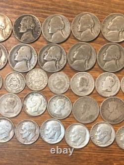US & World Silver Coin Collection 4.4 Oz. Lot 35%-90% Obsolete Silver