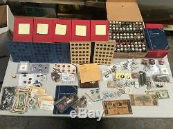 U. S. Collection Silver Coins Proofs 32lbs+ Wheatbacks, Canadian & World + Paper