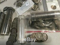 U. S. Collection Silver Coins Proofs 32lbs+ Wheatbacks, Canadian & World + Paper