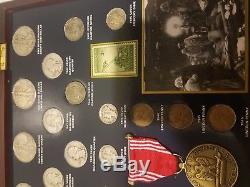 U. S. Commemorative Gallery World War 2 Historic Coin Collection 1941-1945