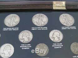 U. S. Commemorative Gallery World War II Historic Silver Coin Collection withBox