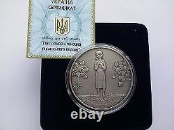 Ukraine 20 griven Holodomor Silver Coin 2007 year