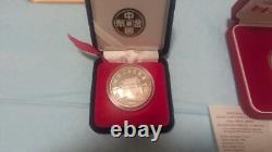 Ukrainian Silver Proof Commemorative 11 Coins Collection Italy & China Too