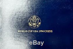 Us 1994 World Cup USA Gold & Silver Proof Commemorative 6 Coin Set