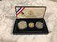 Us Mint 1994 World Cup Usa Gold & Silver Proof Commemorative 3 Coin Set