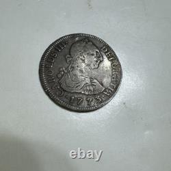 VINTAGE COIN, MEXICO. SILVER 2 REALS, 1773, Sold as is
