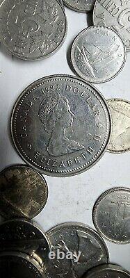 Various Canadian Coins, 1920's, 30's, 50's & 60's etc. See Descrip. Some Rare