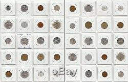 Various World 140 Coin Collection in Binder, Contains 40 Silver Coins 3127.67