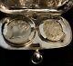 Victorian 1890 Sterling Silver 925 Hall Marked Double & Half Sovereign Case