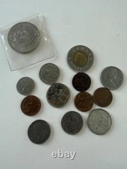 Vintage World Coin Lot 70+ Estate Collection Old Silver European Asia WWII Coins