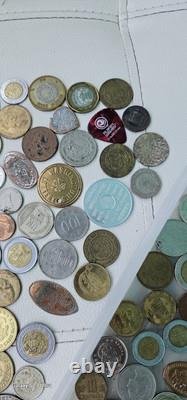 Vintage World Coin Lot Euro Mexico Tokens England Canada Australia Asia All