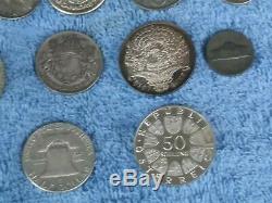 Vintage World Silver Coin Lot 1941-1969 12 Uncommon Silver Coins