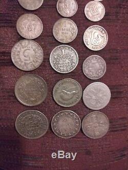 Vintage World Silver Foreign Coin Lot! Nice Assorted Mix Of Coins