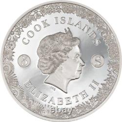 WINTER Manga 1 Oz Silver Coin $5 Cook Islands 2023