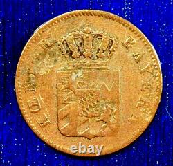 WORLD COIN SALE 1846 Bavaria 6 kreuzer Copper/AG Composition Coin KM#802 WORLD COIN SALE 1846 Bavaria 6 kreuzer Copper/AG Composition Coin KM#802