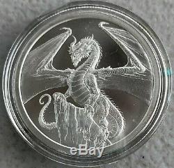 WORLD OF DRAGONS Full Set of 6 BU 1 oz silver. 999 Coins / Rounds