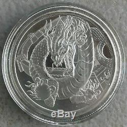 WORLD OF DRAGONS Full Set of 6 BU 1 oz silver. 999 Coins / Rounds