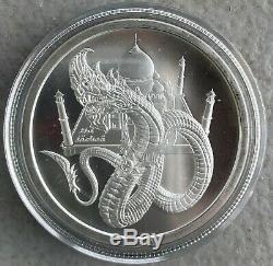 WORLD OF DRAGONS Full Set of 6 BU 1 oz silver. 999 Coins / Rounds