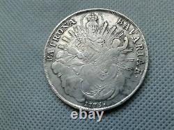 WORLD OLD COINS 1775 Bavarian Silver Thaler Coin COLLECTIBLES