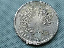 WORLD OLD COINS 1844 MEXICO 8 REALES SILVER! Coin COLLECTIBLES