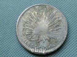 WORLD OLD COINS 1844 MEXICO 8 REALES SILVER! Coin COLLECTIBLES