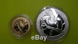 WORLD RARE COINS, Cyprus 20 Gold Proof Coin 2010 Anniversary COA+ 5 EURO SILVER