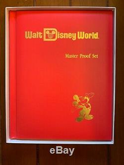 Walt Disney World Master Proof Set 5 Silver Coins Great Condition