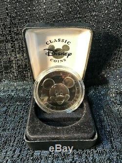 Walt Disney World Mickey Mouse Ceasar Rufo Silver Classic Coin Medallion