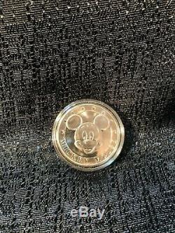 Walt Disney World Mickey Mouse Ceasar Rufo Silver Classic Coin Medallion