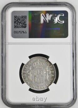 Well Struck 1776 Spanish Colonial 2 Reales of Mexico City NGC AU DETAILS