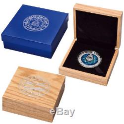 White Shark Underwater World 2018 3 Oz $5 Ultra High Relief Silver Coin Barbados