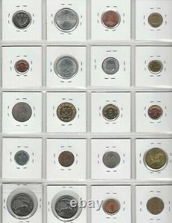 Wholesale Lot, 101 World Coins with Silver! , 63 Countries & 5 US Territories A-Z