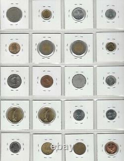 Wholesale Lot, 101 World Coins with Silver! , 63 Countries & 5 US Territories A-Z