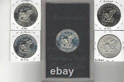 Wholesale Lot, 5-Coin Eisenhower Silver Dollar Set, Proof & Uncirculated, 1-cased