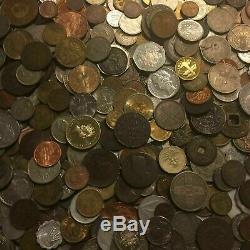 Wholesale World Foreign Coins, 5 Pounds Mostly Older Free Medieval Copper Coins