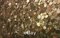 Wholesale World Foreign Coins, 5 Pounds Mostly Older Free Medieval Copper Coins