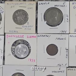 World Coin Collection Germany Greece Netherlands Belgium Mixed Years Coins & Pa