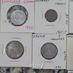 World Coin Collection Germany Greece Netherlands Belgium Mixed Years Coins & Pa