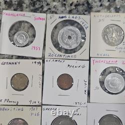 World Coin Collection Germany Greece Netherlands Belgium Mixed Years Coins & Pa