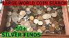 World Coin Collection Unboxing Sorting 50 Silver Coins More Part 1
