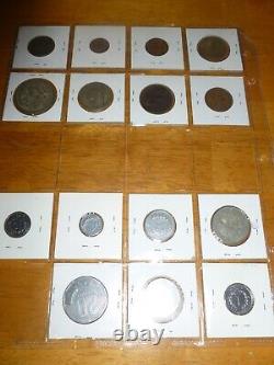 World Coin Lot Mexico 1971 Peso Centavos Costa Rica 1980s 1944 Silver 1961