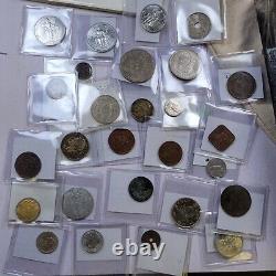World Coins HUGE ESTATE SALE LOT COLLECTION 1800s 1900s Type Coins Nice (C211)