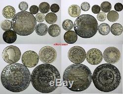 World Coins Lot Of 17 Silver Coins. All Circulated