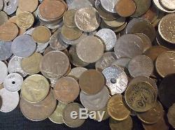 World Coins Over 12 Lbs. Mostly Vintage With Silver Coins-see Photos