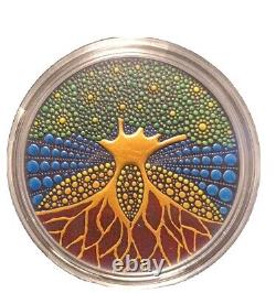 World Coins Palau Republic Tree Of Life Silver Dot Art 2020 $20 Mintage 333